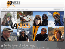 Tablet Screenshot of 49faces.com